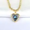 Wholesale Elegant Hip-hop Vintage Style Eye Copper Plating Gold Plated Pendant Necklace