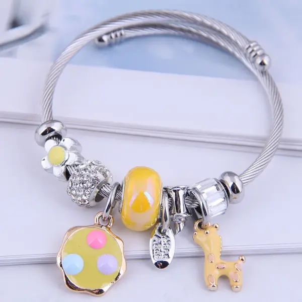 Wholesale 201 Stainless Steel 304 Stainless Steel Deer Electroplated Other White K Plated Novelty