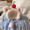 oly-820f642f019dc13f640ff5caee175e38 Wholesale Hamster Bear plush cute small hat photography props handmade crocheted pet wool hat Winter Mini