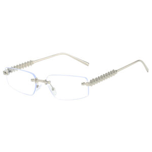 Silver framed white tablets