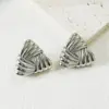 Wholesale PVD Coated 18K Gold Plated Real Gold Plated Triangle 304 Stainless Steel Basic Modern Style Classic Style Waterproof Non Tarnish Ear Studs