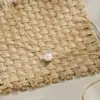 Wholesale 304 Stainless Steel Solid Color PVD Coated Pearl 18K Real Gold Plated Simple Style Classic Style Waterproof Non Tarnish Micro Super Whisper Thin Chain Lobster Trigger Clasp Closure Gold Pendant Necklace