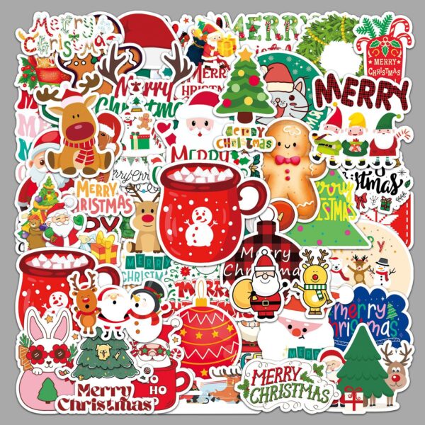Wholesale 50pcs/pack Christmas graffiti stickers