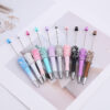 Wholesale DIY Pearl Gypsophila Beaded Pen Educational Sugar Ball Pen Handmade Beaded Cute Gift Pen Ready for