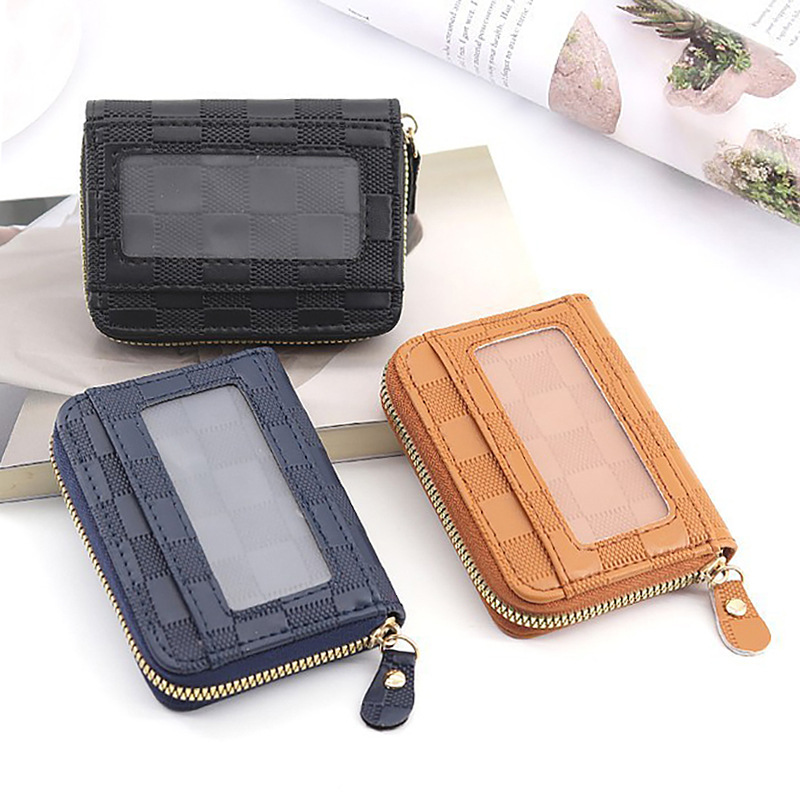 Wholesale Plaid aordion card holder
