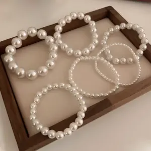 Wholesale Women's Plastic Bracelets Bangle Imitation Pearl Jewelry