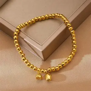 Lotus Seedpod Beads-Bracelet-Titanium Steel