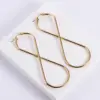 Wholesale Simple Style Geometric Plating Stainless Steel No Inlaid 18K Gold Plated Earrings
