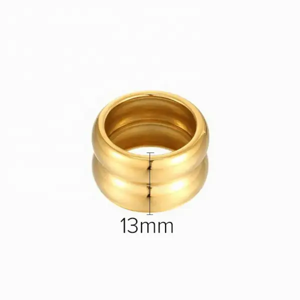 Wholesale Jewelry Round 316 Stainless Steel PVD Coated