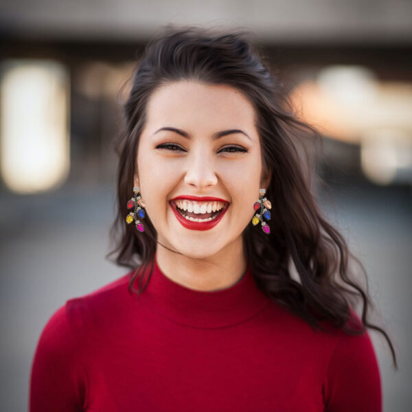 oly-82a1eabeac0fb38d29bc755750a85fcb Wholesale Christmas Bulb Rhinestone Earrings