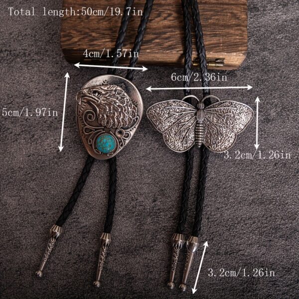 Wholesale Vintage neckline western cowboy leather necklace