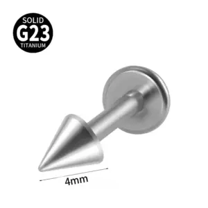 Sharp Cone / G23 Titanium 1.2x10mm