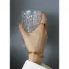 Wholesale PVD Coated Real Gold Plated 18K Gold Geometric 304 Stainless Steel Fashion Waterproof Non Tarnish
