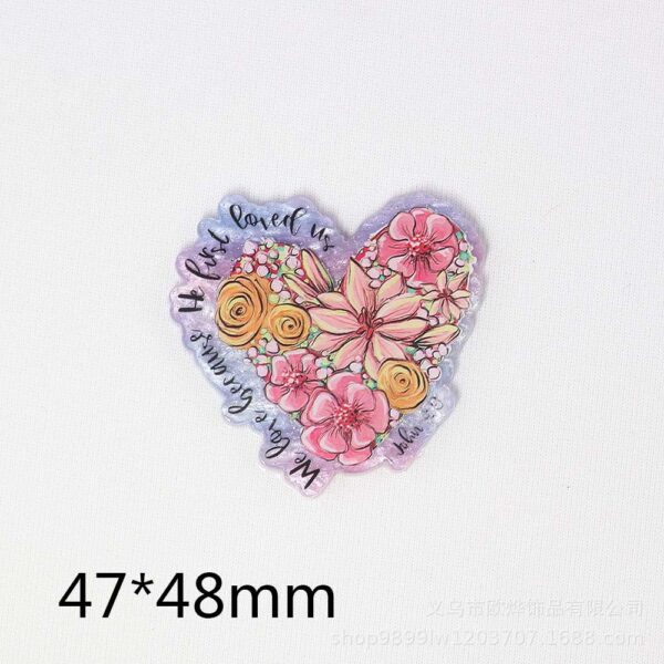 oly-82cb193b5cbe1744e8873b0366b26363 Wholesale Cartoon letter heart bag accessories acrylic