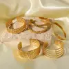Wholesale PVD Coated 18K Gold Real Gold Plated Leaf Solid Color Knot Stainless Steel Basic Retro Waterproof Non Tarnish 304 Stainless Steel Bangle