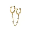 Wholesale Ethnic Style Geometric Patchwork Copper Artificial Gemstones Earrings