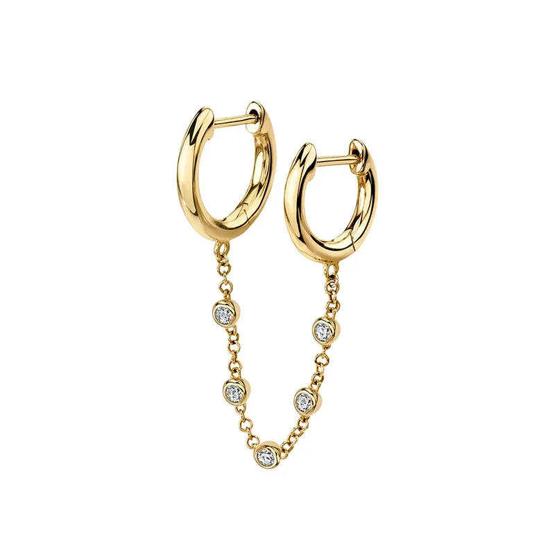 Wholesale Ethnic Style Geometric Patchwork Copper Artificial Gemstones Earrings