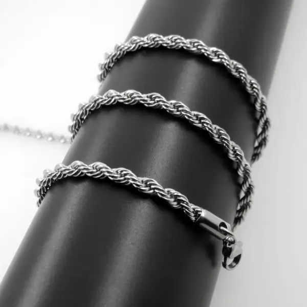 Wholesale Simple Style Geometric Titanium Steel Plating Necklace 1 Piece