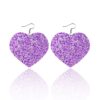 oly-82f30ea3393fa2106609019a5053a9d8 Wholesale Heart Valentine's Day Leather Earrings