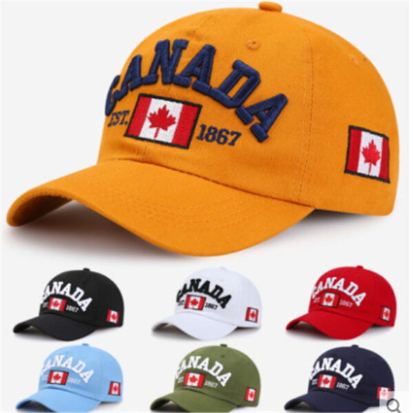 Wholesale Cross-border embroidery letter embroidery baseball cap patch embroidery baseball cap washed sunshade cap soft top hat tide