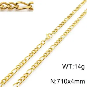 Gold 710 * 4mm = Necklace KN197268-Z