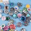 Wholesale Yiwu jewelry foreign trade explosions button diy jewelry accessories bracelet pendant earrings accessories wholesale manufacturers Four