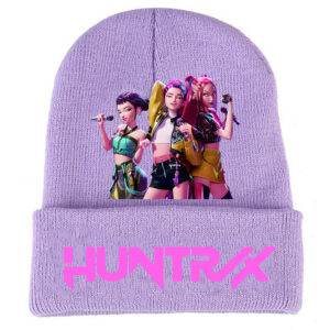 Purple-6 / Knitted hat