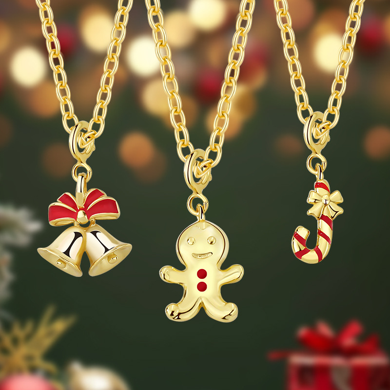 Wholesale Christmas Bell Necklace