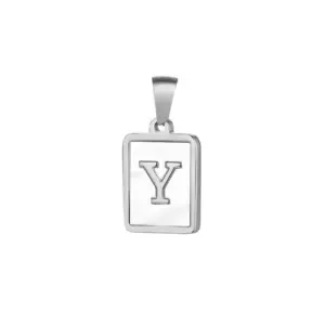 Silver / Letter Y without Chain