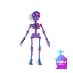Skeleton-laser blue purple-17.5cm