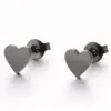 Wholesale PVD Coated 18K Gold Real Gold Plated Heart 304 Stainless Steel Fashion Waterproof Non Tarnish Ear Studs