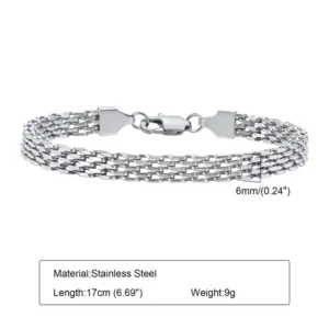 Steel Color Length 17cm, Width 6mm