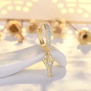Ear Clip Letters Y (14K Yellow Gold) / Copper Plating 14K Real Gold
