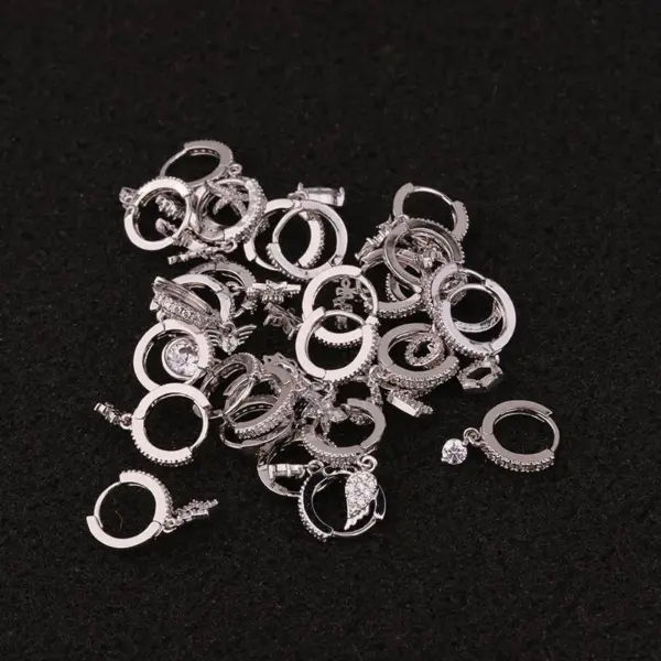 Flower Lightning Copper Earrings