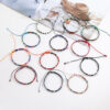 Wholesale Colorful Bohemian Cotton and Linen Braided Bracelet