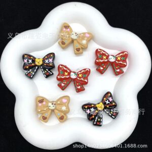 Wholesale Colorful bow beads