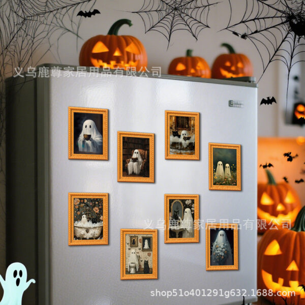 Wholesale Halloween Ghost Edition Magnetic Fridge Magnet