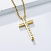 oly-837ac71a1c585842c0c9bbc429ac3d04 Wholesale Cross Border Nordic Viking Text Titanium Steel Glow Cross Necklace Luen Rune Gender Free Cross Pendant