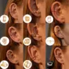 1 Piece Simple Style Commute Geometric Inlay Copper Zircon Ear Cus