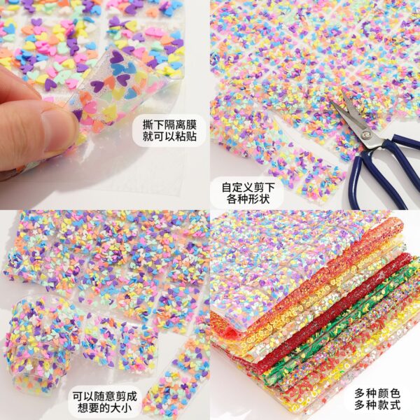 Wholesale Geometric Special-Shaped Resin -Melt Double-Sided Adhesive-Backed Diamond Piece DIY Pen Sticker Diamond Clothing Nail Art Table Pillow Cushion