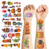 Wholesale Cross-border New Halloween Tattoo Stickers Waterproof Party Party Gifts Funny Fun Face Stickers Cross-border