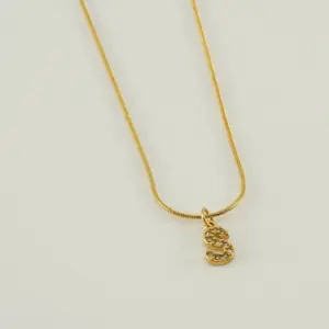 Gold Letter S / 18K