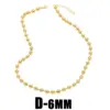Wholesale Hip-hop Simple Style Round Solid Color Copper 18k Gold Plated Necklace In Bulk