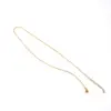Wholesale Jewelry Simple Style Solid Color 304 Stainless Steel Necklace
