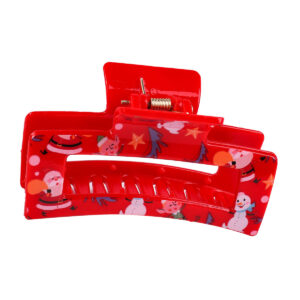 8.5 square christmas red bottom santa claus