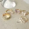 Wholesale Fashion Butterfly Copper Inlay Pearl Zircon Rings 1 Piece