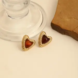 Gold / One Size / Heart Shape 3