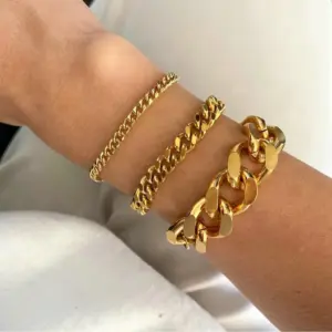 PVD Coated Real Gold Plated Stainless Steel Fashion Waterproof Non Tarnish 304 Stainless Steel Bracelets