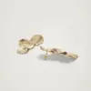 Wholesale 1 Pair Classical Lady Flower Copper Plating Gold Plated Ear Studs