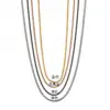Wholesale Vacuum Plating 18K Gold Geometric 667 Stainless Steel Stainless Steel Simple Style 667 Stainless Steel Necklace